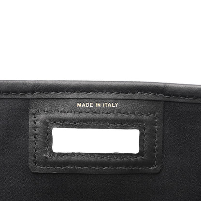 Fendi Glazed Fabric Vitello Century FF 1974 Stamp Patch Medium Peekaboo Defender Cover Mogano Panna Black 7 of 13