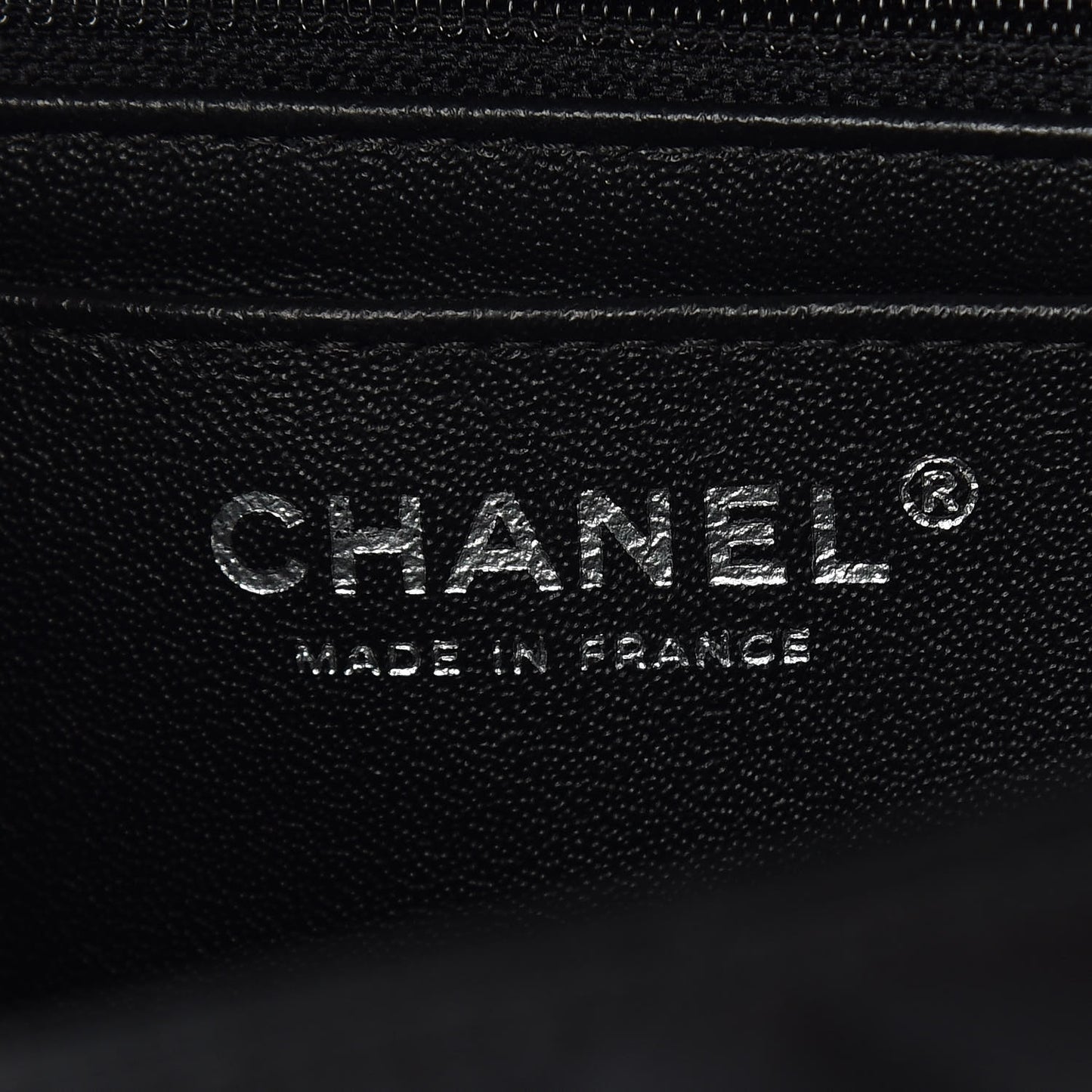 Lambskin Quilted Mini Rectangular Flap Black