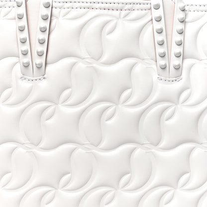 Christian Louboutin Nappa Embossed Small East West Cabata Tote White 9 of 12