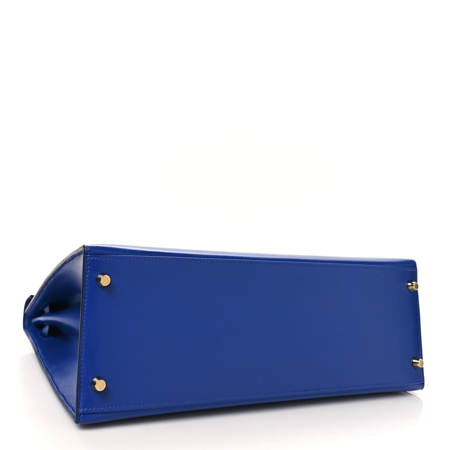 Hermes Tadelakt Kelly Sellier 35 Bleu Electrique 4 of 12