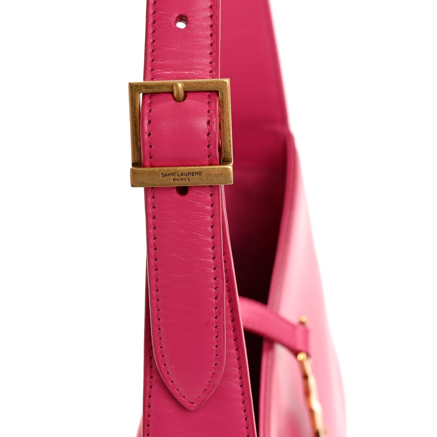 Saint Laurent Smooth Calfskin Le 5 A 7 Hobo Bubblegum 11 of 12