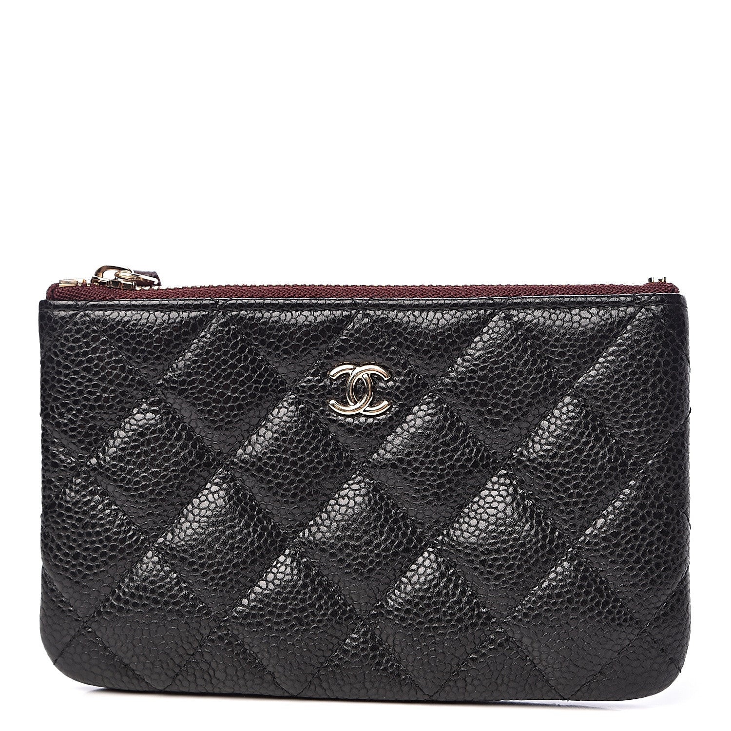 Chanel Caviar Quilted Small Cosmetic Case Black 1 of 8