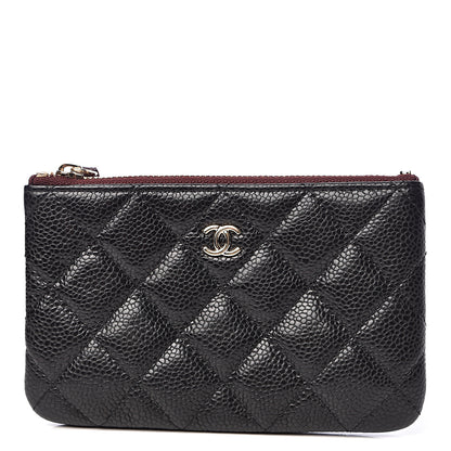 Chanel Caviar Quilted Small Cosmetic Case Black 1 of 8