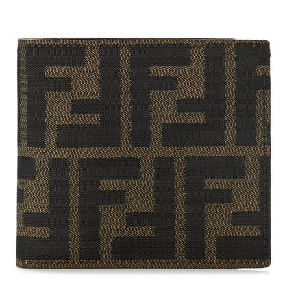 Fendi Zucca Bi-Fold Wallet Tobacco 1 of 7