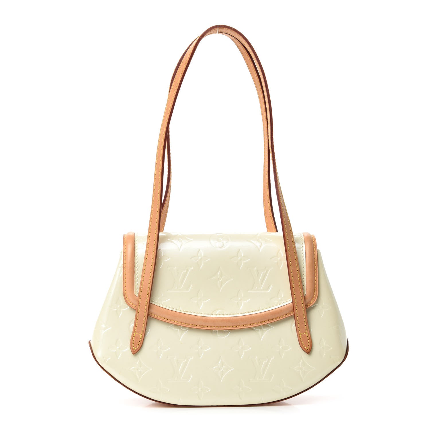 Louis Vuitton Vernis Biscayne Bay PM Perle 1 of 10