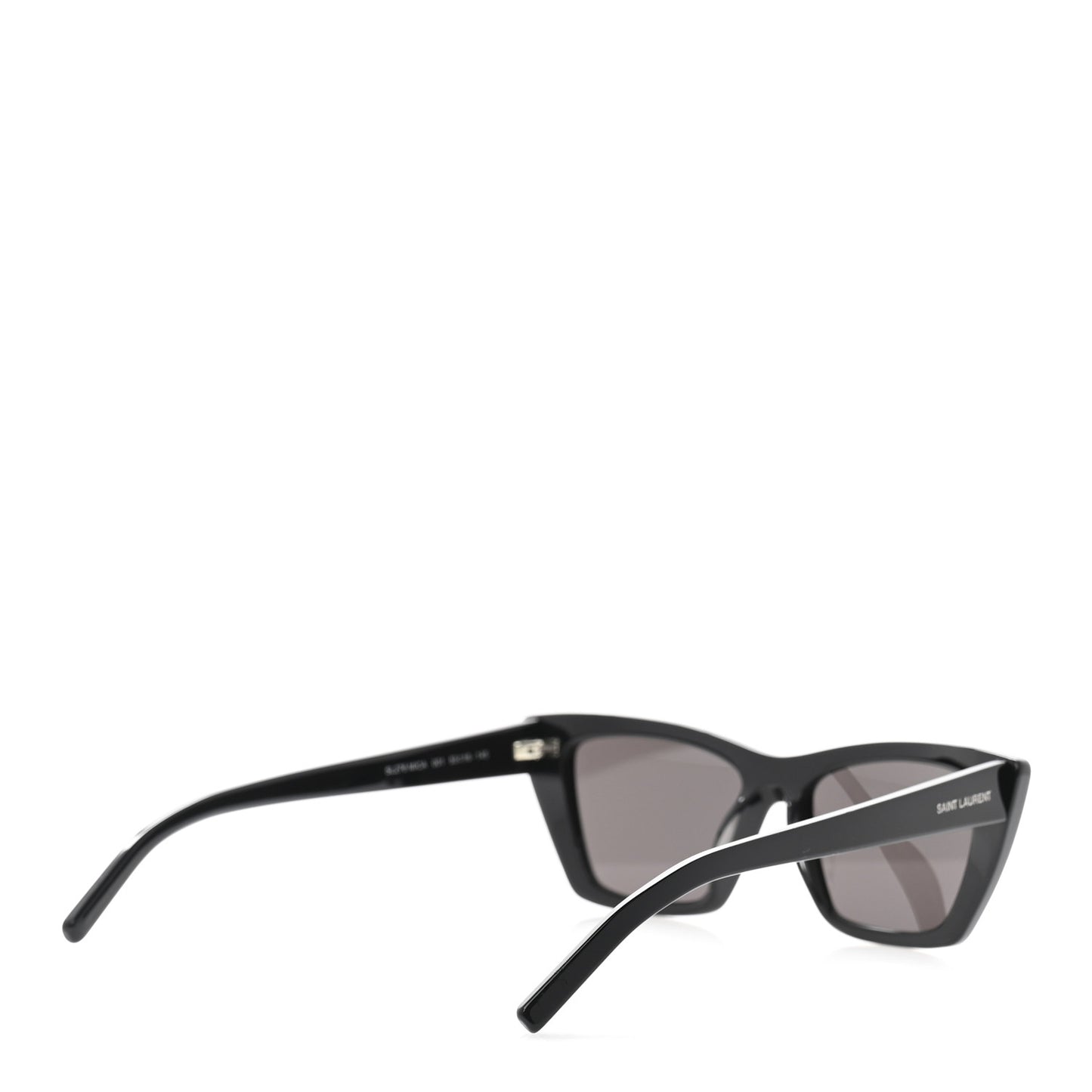 Acetate Mica Cat Eye Sunglasses SL 276 Black