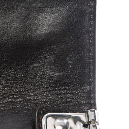 Fendi Pequin Striped Key Holder Tobacco 7 of 10