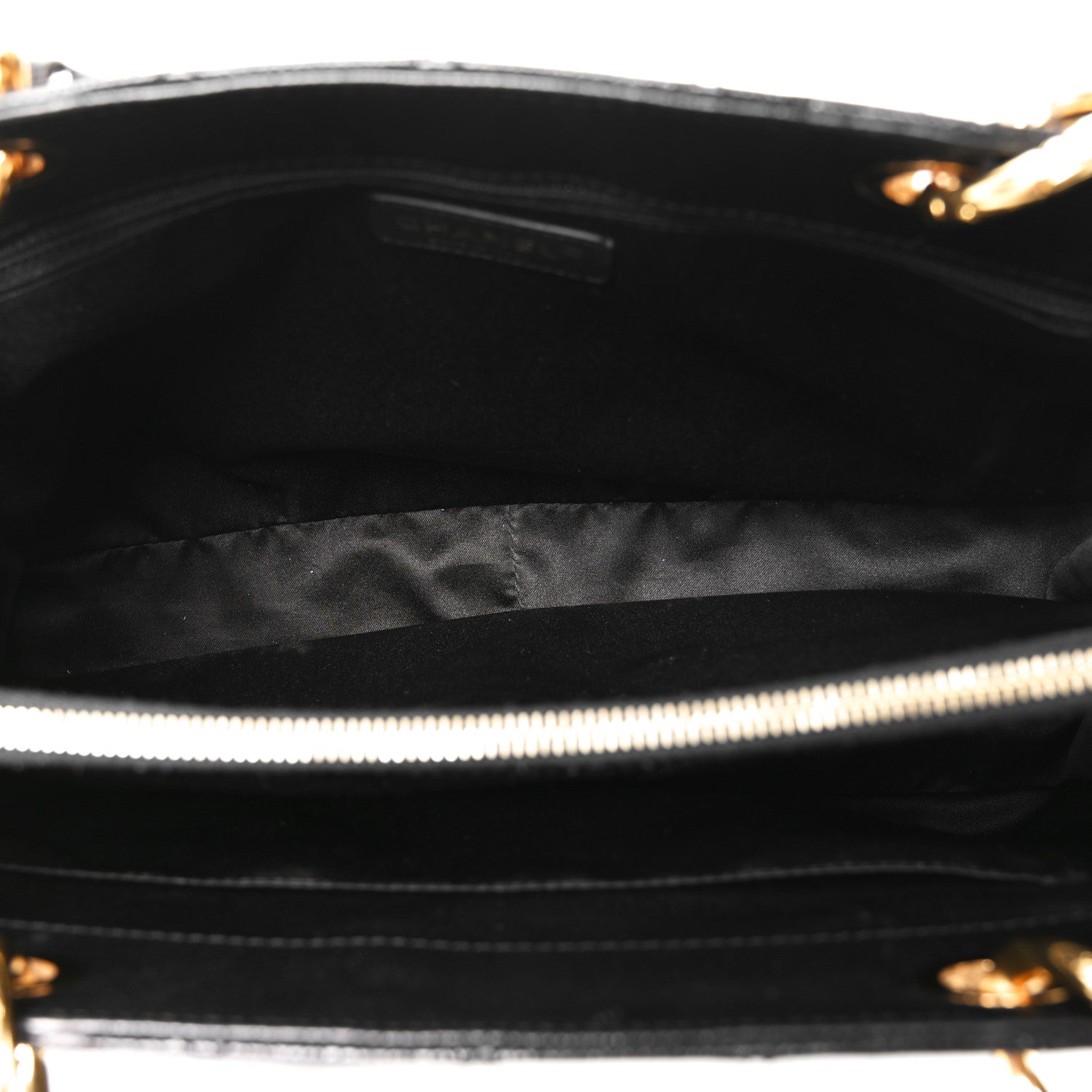 Chanel Caviar Quilted Grand Shopping Tote GST Black 5 of 10