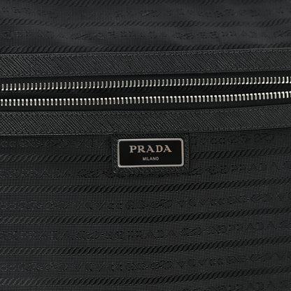 Prada Saffiano Travel Trolley Luggage Black 5 of 16