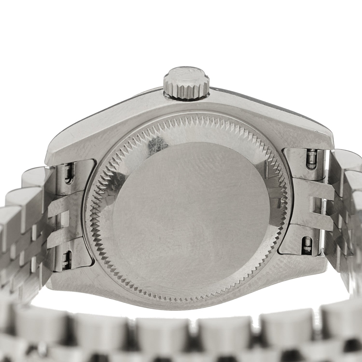Rolex Ladies Stainless Steel Diamond 26mm Oyster Perpetual Datejust Watch 69174 4 of 4