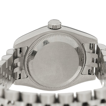 Rolex Ladies Stainless Steel Diamond 26mm Oyster Perpetual Datejust Watch 69174 4 of 4