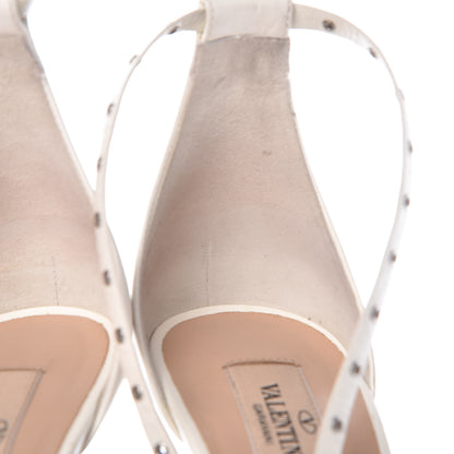 Valentino Garavani Nappa Love Latch Ankle Wrap 100mm Pumps 39 Light Ivory 10 of 16