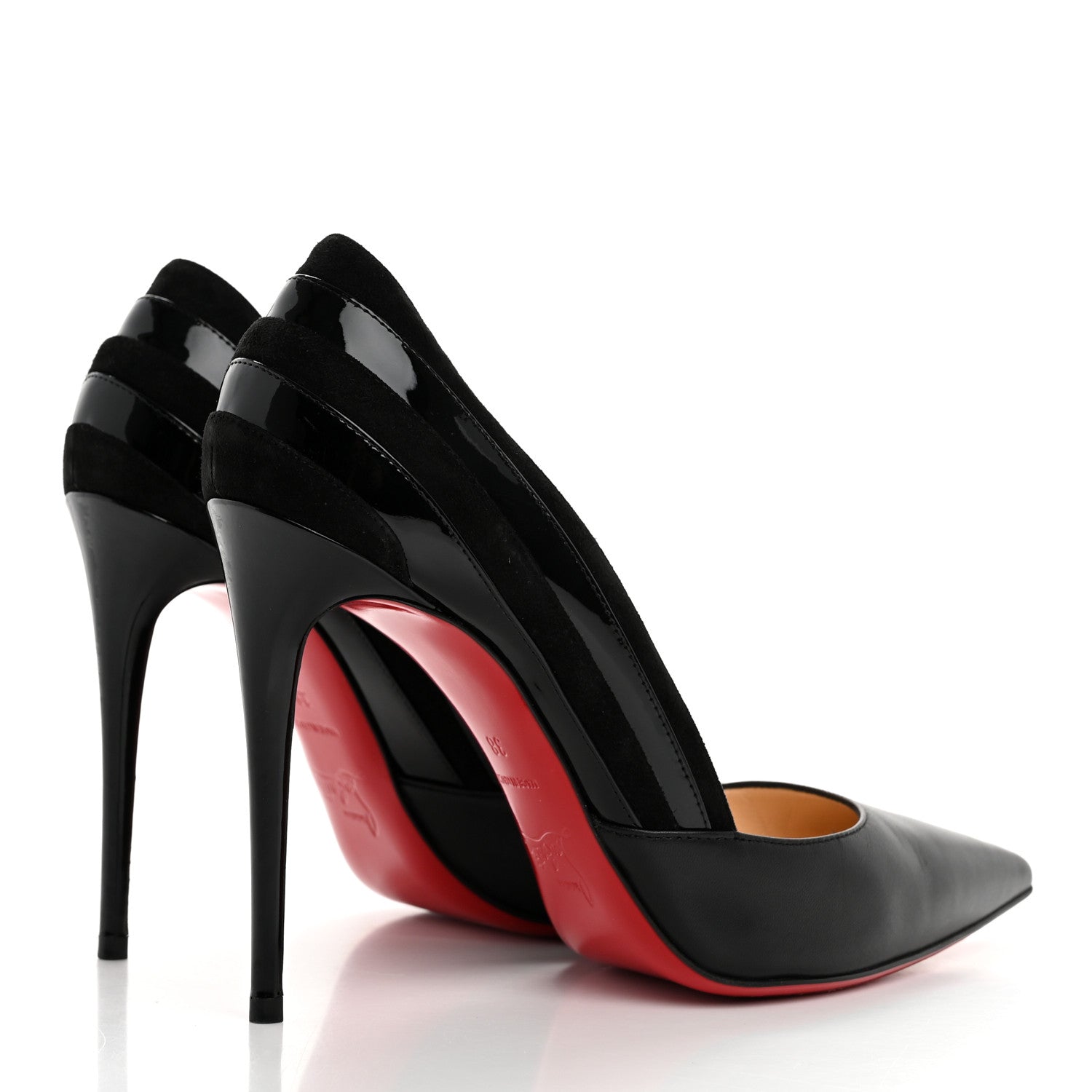 Christian Louboutin Kid Patent Super Pump 100 Pumps 38 Black 5 of 12