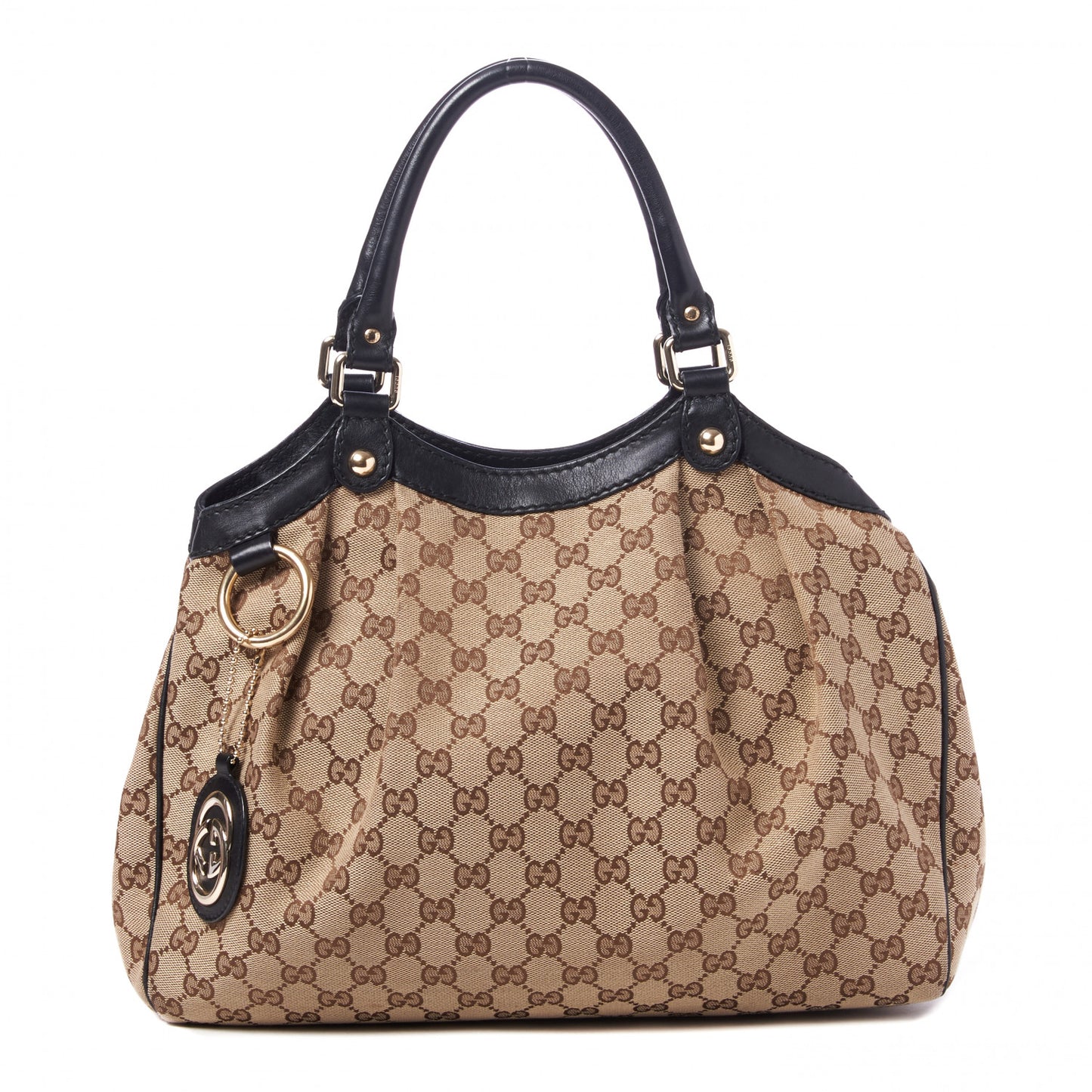 Monogram Medium Sukey Tote Black