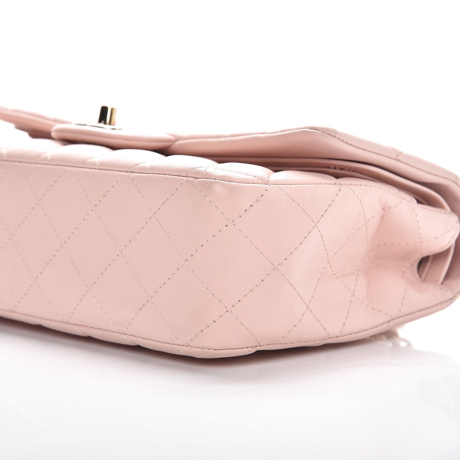 Chanel Lambskin Quilted Medium Double Flap Pink 9 of 9