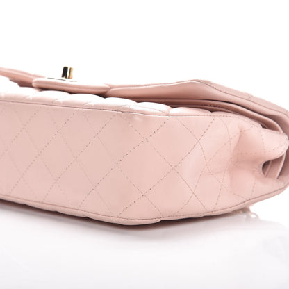 Chanel Lambskin Quilted Medium Double Flap Pink 9 of 9