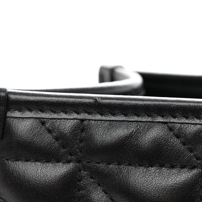 Gucci Calfskin Matelasse Aria Medium GG Marmont Shoulder Tote Black 11 of 12