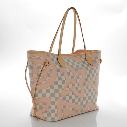 Louis Vuitton Damier Azur Tahitienne Neverfull MM 3 of 7