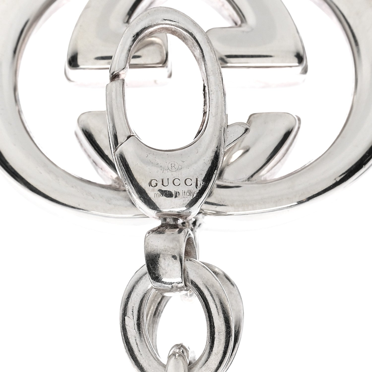Gucci Sterling Silver Britt Charm Bracelet 3 of 4