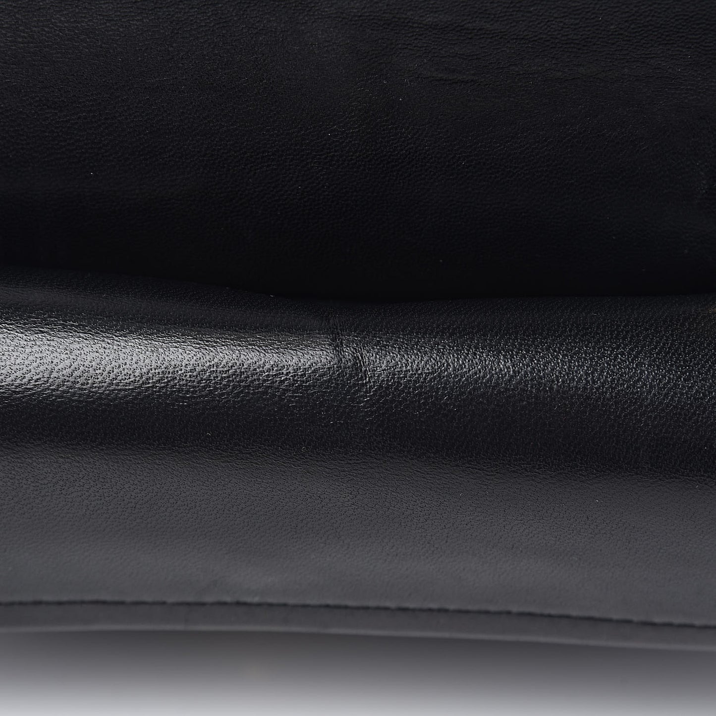 Lambskin Quilted Small Double Flap Black