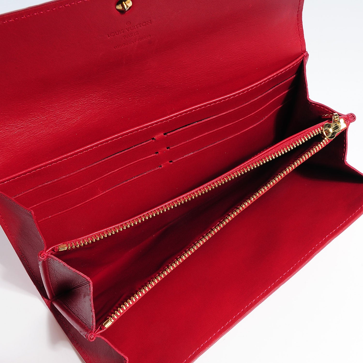 Louis Vuitton Vernis Sarah Wallet Pomme D'Amour 6 of 6
