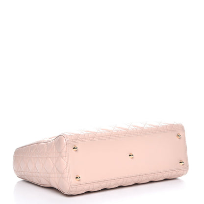 Christian Dior Lambskin Cannage Large Lady Dior Light Pink 5 of 8