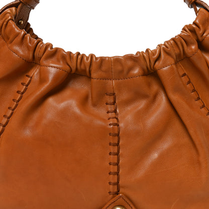 Saint Laurent Calfskin Vincennes Mombasa Hobo Tan 9 of 11