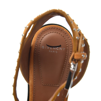 Givenchy Suede Studded Elegant Sandals 36.5 Sienna 14 of 19