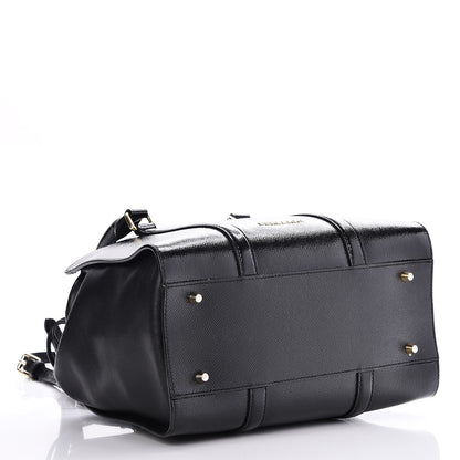Burberry Patent Calfskin Medium Dinton Tote Black 4 of 8