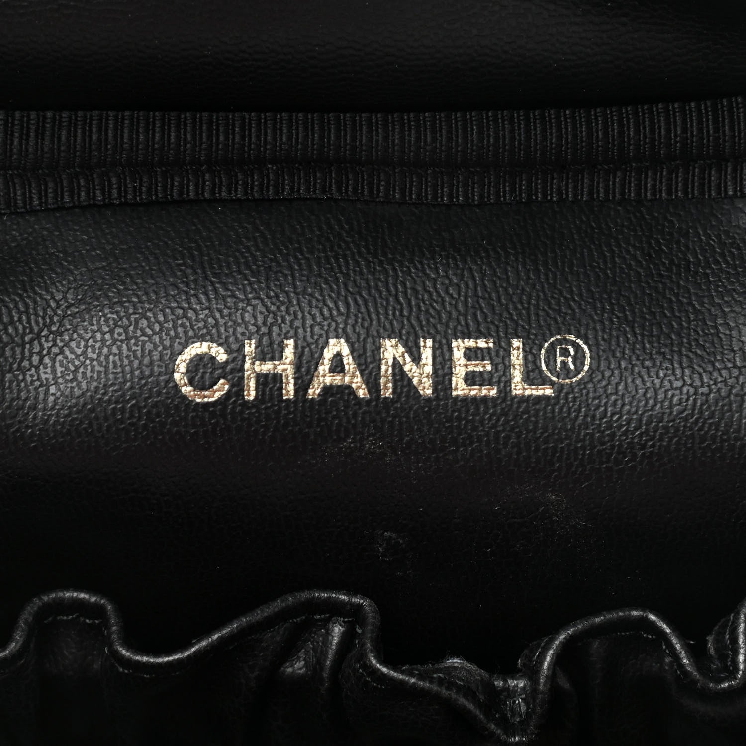 Chanel Caviar Vanity Cosmetic Case Black 8 of 10