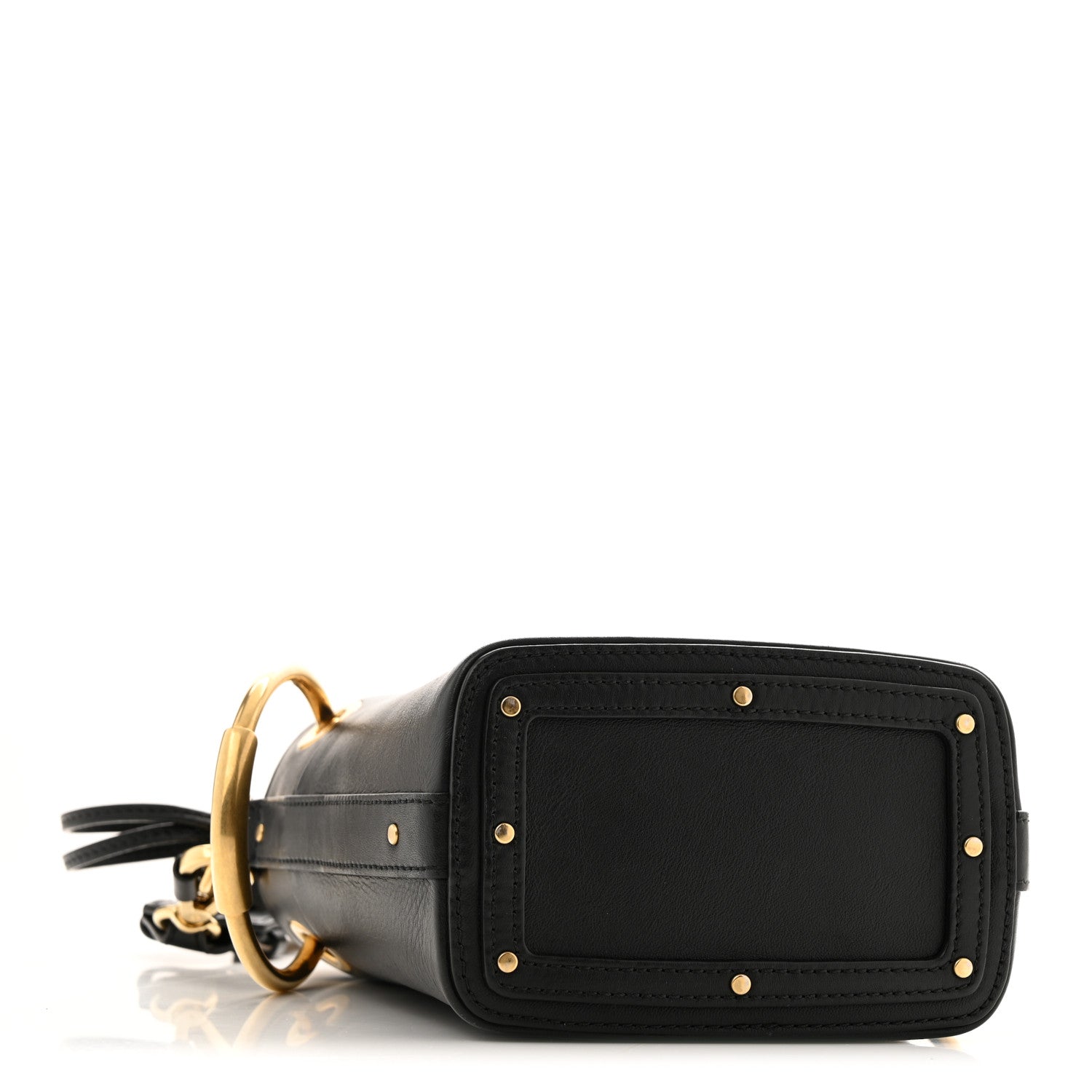 Chloe Smooth Calfskin Small Roy Bucket Bag Black 4 of 15