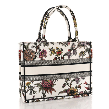 Christian Dior Canvas Jardin Botanique Embroidered Medium Book Tote Multicolor 3 of 8
