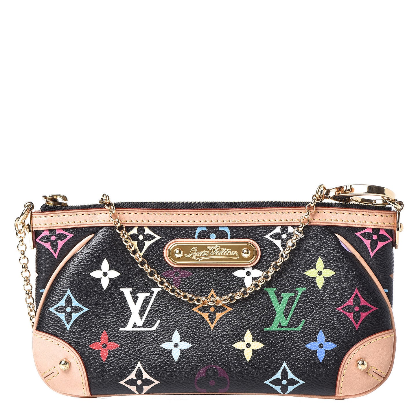 Monogram Multicolor Pochette Milla MM Black