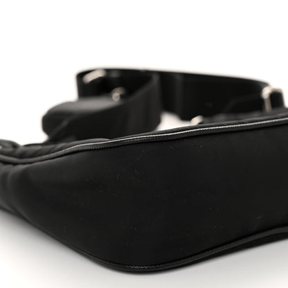 Prada Nylon Re-Edition 2005 Shoulder Bag Black 10 of 11