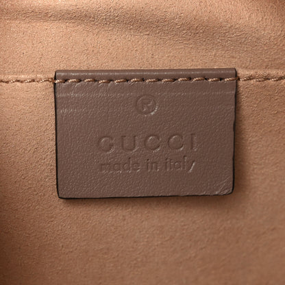 Gucci Calfskin Matelasse Small GG Marmont Chain Shoulder Bag Porcelain Rose 6 of 11