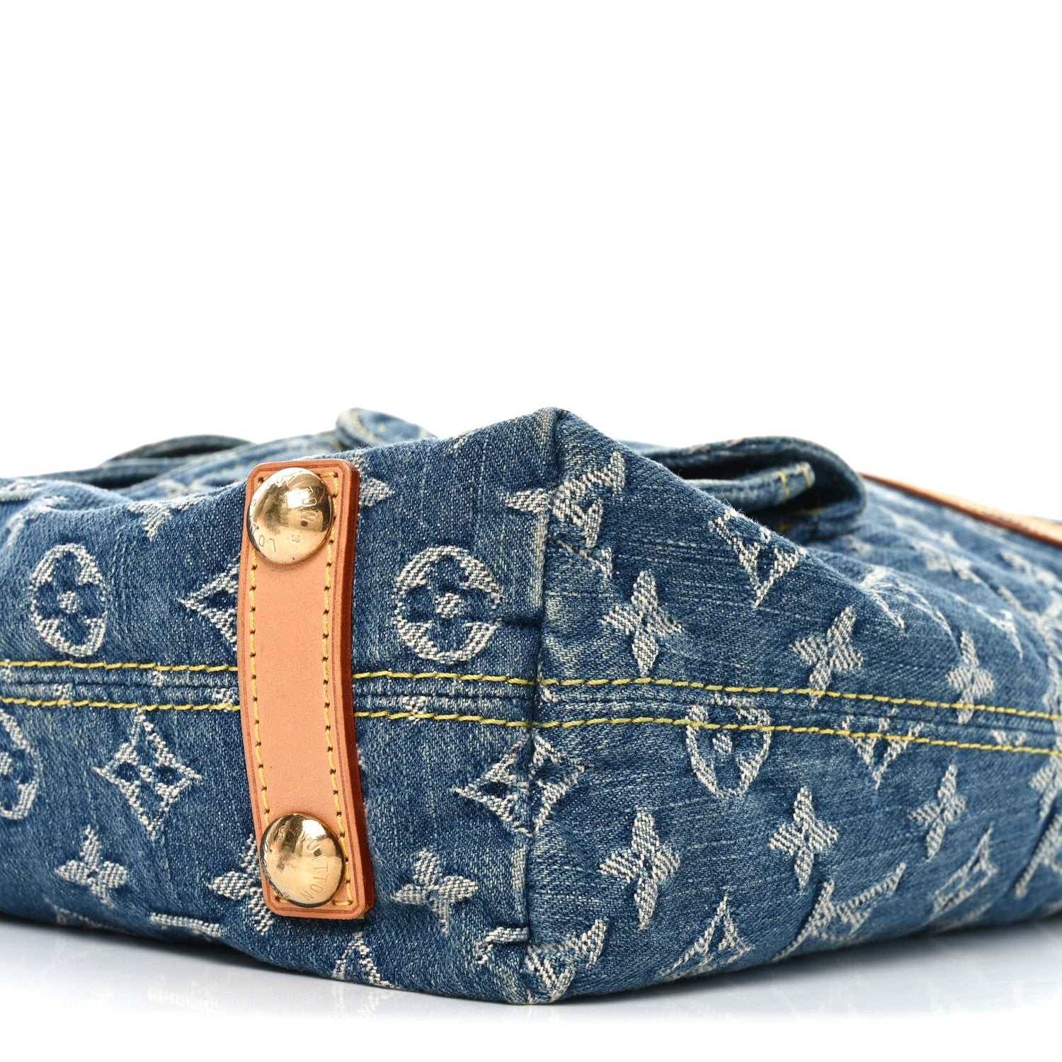 Louis Vuitton Denim Baggy GM Blue 9 of 9