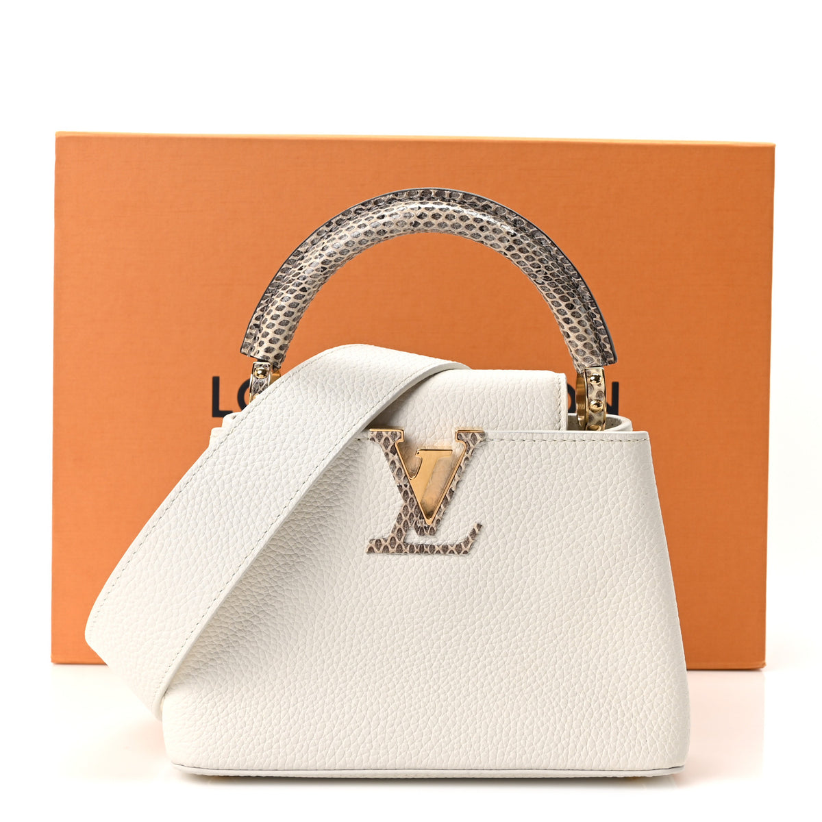 Taurillon Ayers Capucines Mini White Snow White