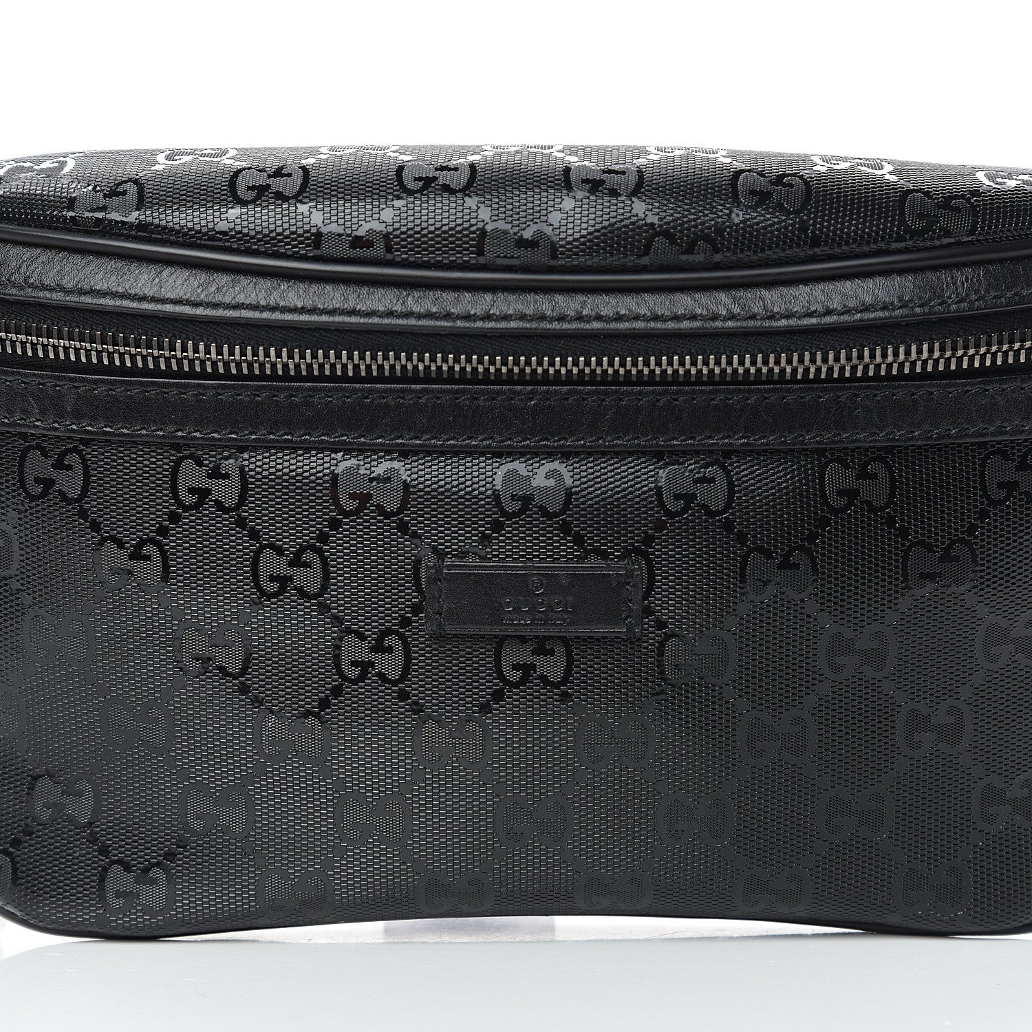 Gucci Imprime Monogram Belt Bag Black 7 of 9