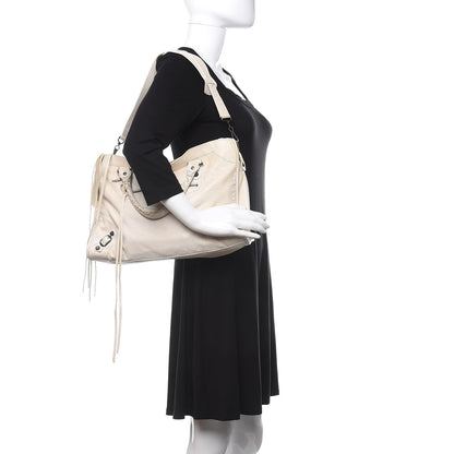 Balenciaga Agneau Classic Hardware City White 2 of 16