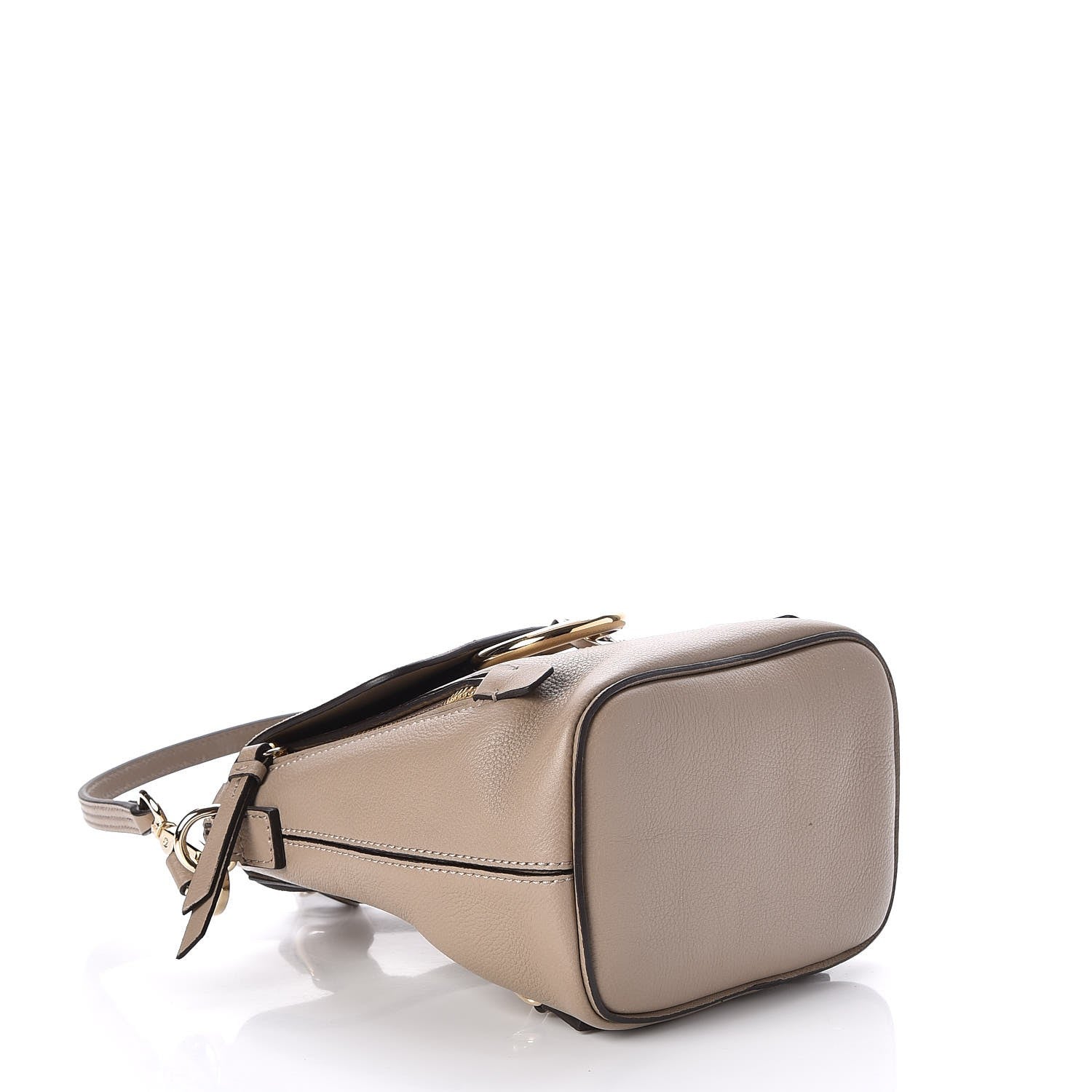 Chloe Suede Calfskin Mini Faye Backpack Motty Grey 4 of 7