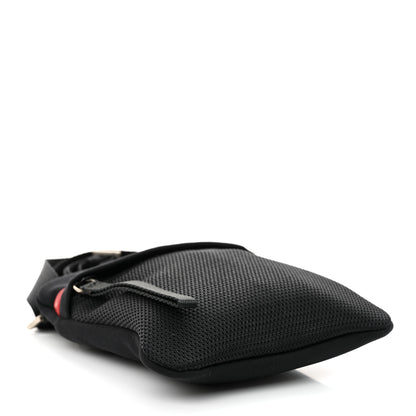 Prada Neoprene Mesh Sport Small Flat Messenger Bag Black 4 of 9