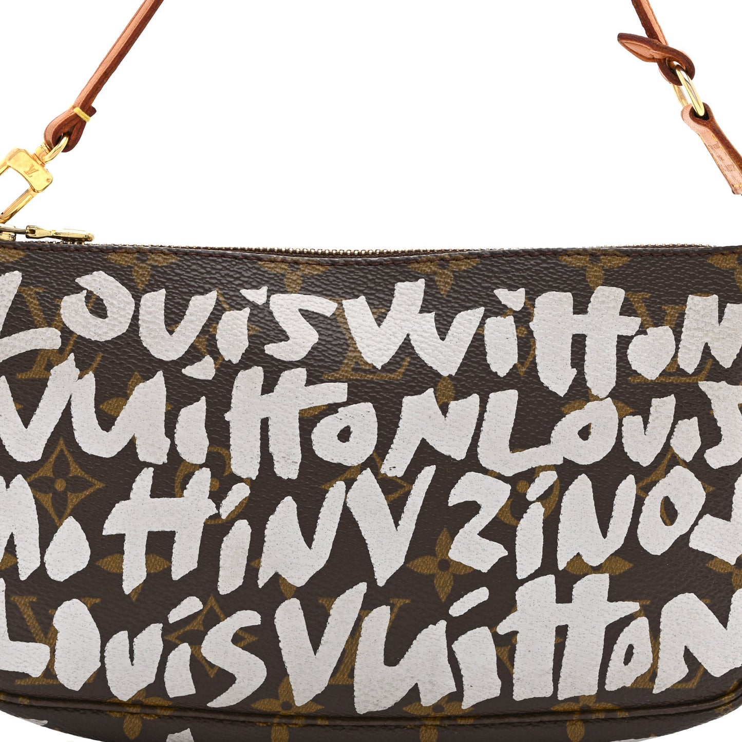 Monogram Graffiti Pochette Accessories Silver
