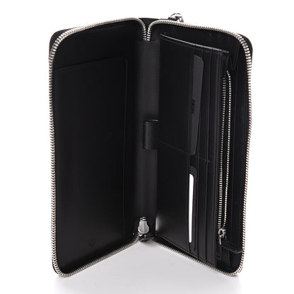 MCM Calfskin Fontanellas Park Avenue Milla Zip Around Wallet Black 5 of 8