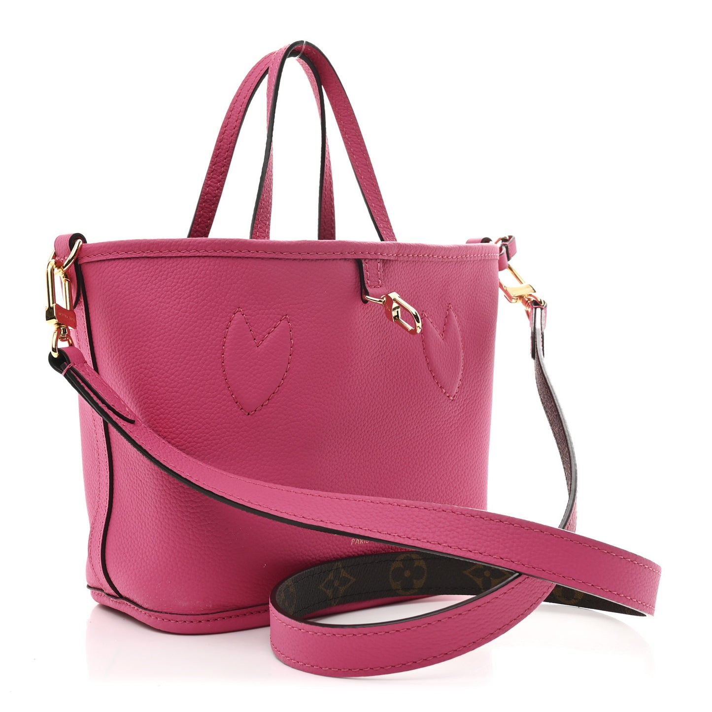 Monogram Neverfull Inside Out Bandouliere BB Rose Pondichery