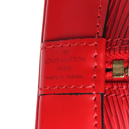 Louis Vuitton Epi Alma PM Castillan Red 6 of 9