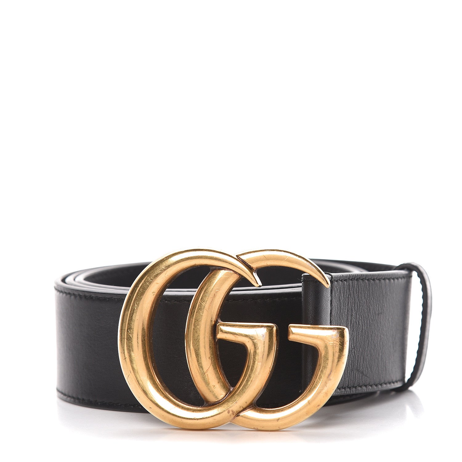 Gucci Calfskin Double G 40mm Belt 90 36 Black 1 of 7