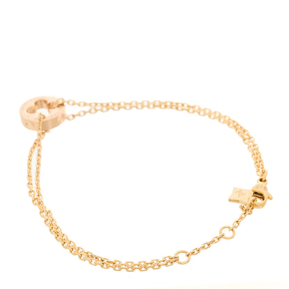 Louis Vuitton 18K Rose Gold Empreinte Chain Bracelet 2 of 5