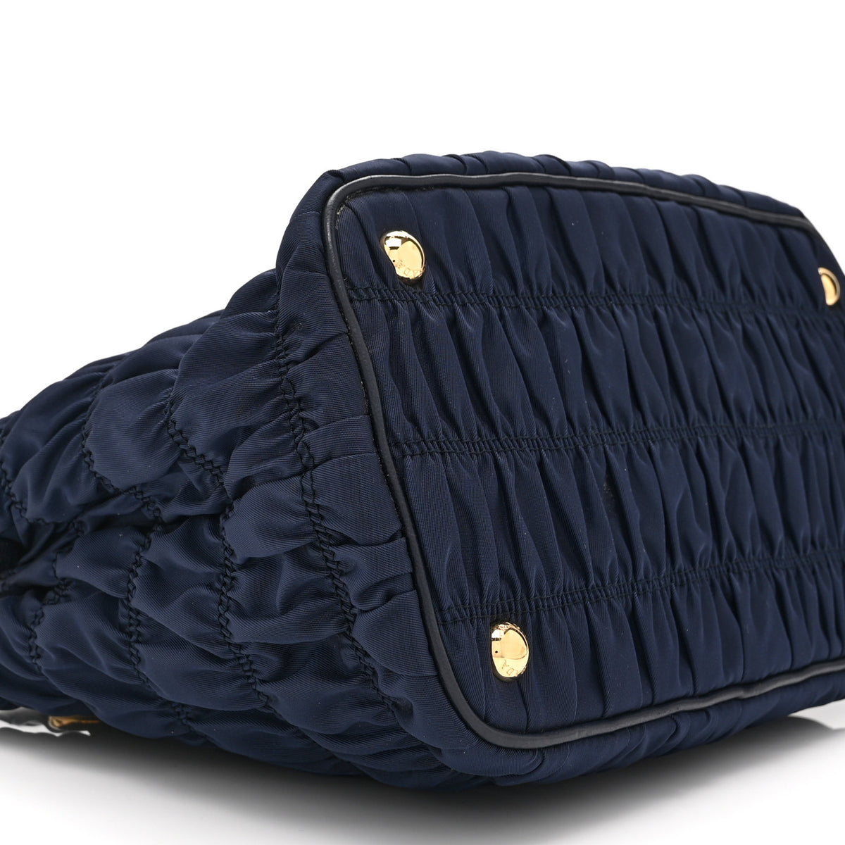 Prada Tessuto Nylon Gaufre Small Tote Baltico 9 of 10