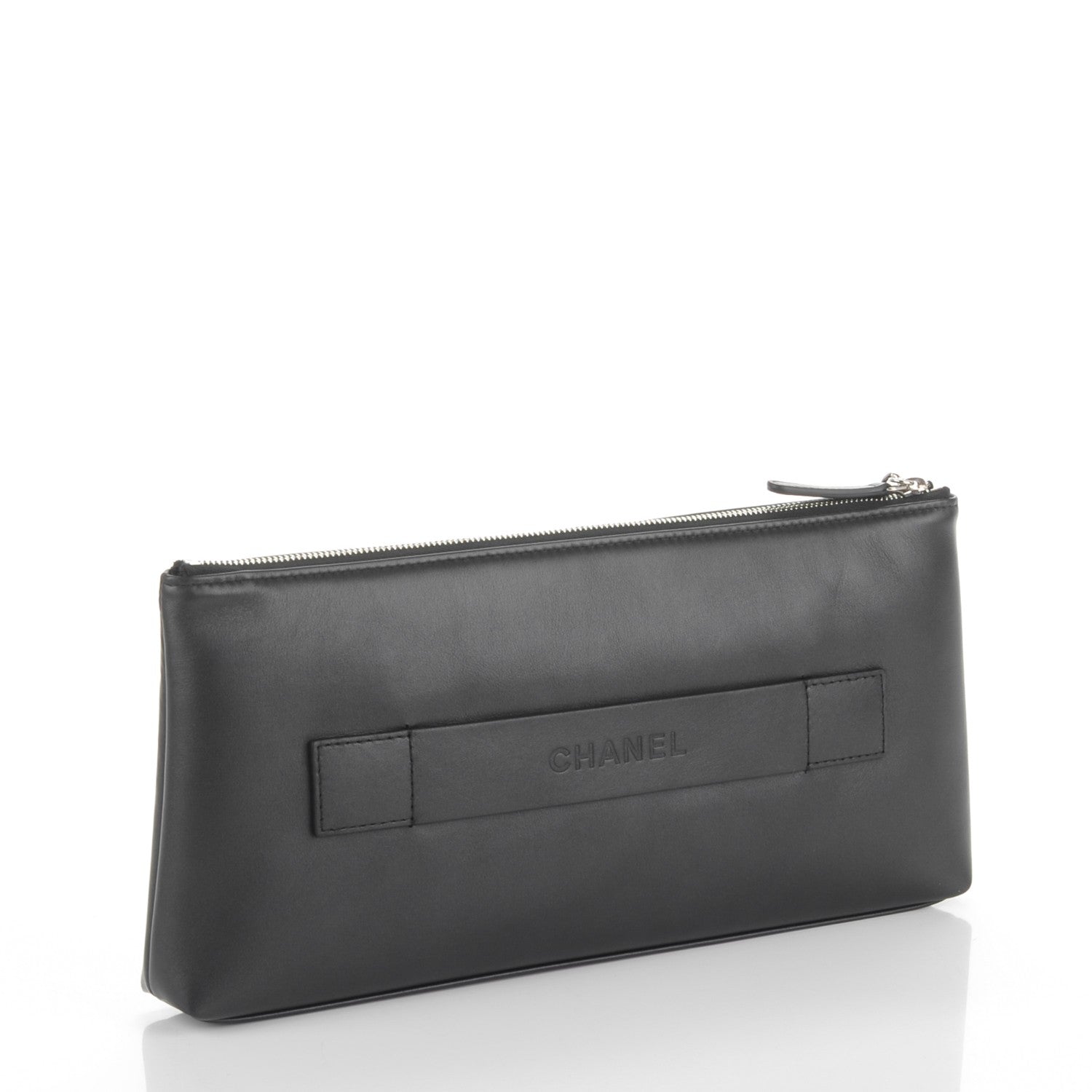 Chanel Metallic Calfskin Keyboard Pouch Black 3 of 8