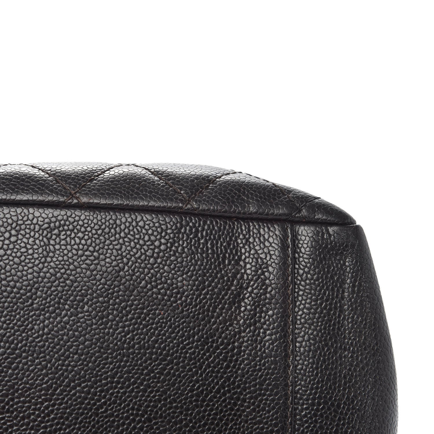 Chanel Caviar Quilted Grand Shopping Tote GST Dark Brown 11 of 15